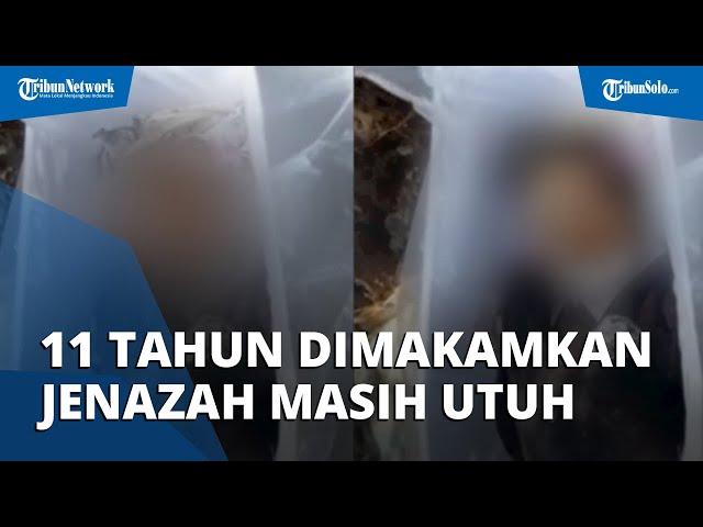 11 Tahun Dimakamkan Jenazah Masih Utuh di Relokasi Kuburan Winangun Manado