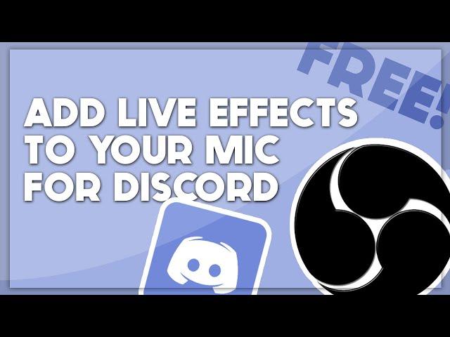 How to Add Live Effects to Your Mic for Discord, Zoom, etc. (USING OBS)