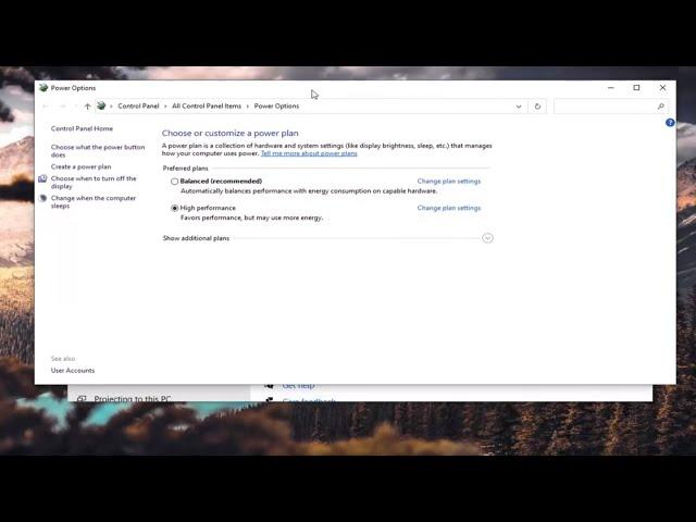 How to Enable Missing High Performance Plan | Performance Power Plan In Windows 10