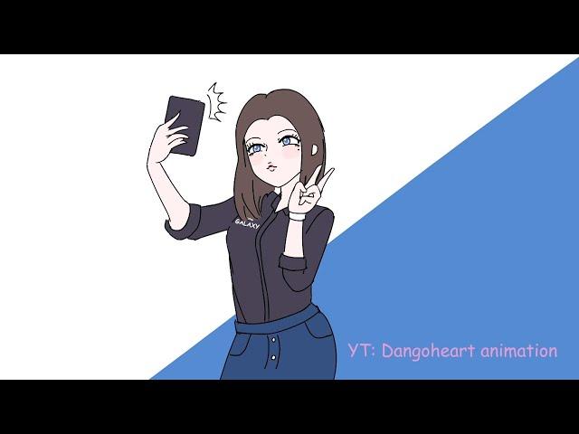 Samsung girl taking a selfie | Anime ver