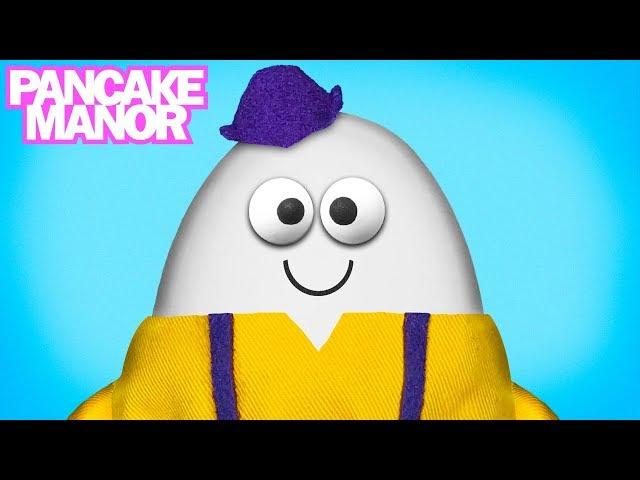 HUMPTY DUMPTY SAT ON A WALL | Nursery Rhyme Song for Kids| Pancake Manor