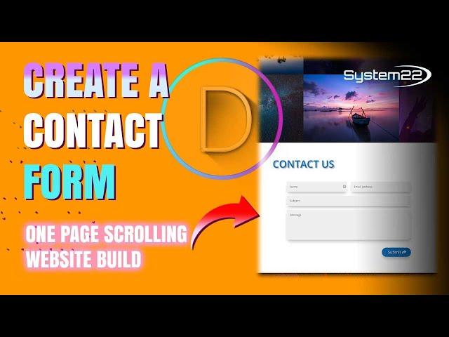 Divi Theme How To Create A CONTACT FORM 