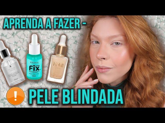 APRENDA A FAZER PELE BLINDADA PROFISSIONAL EM CASA *VIDEO AULA AUTOMAQUIAGEM*