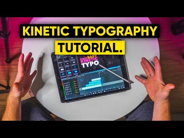 EASY Kinetic Typography in LumaFusion Tutorial