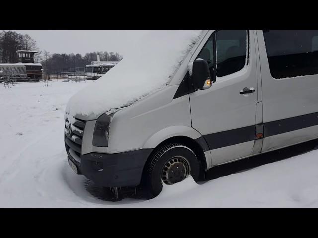 Volkswagen Crafter 2.5TDI 2009 cold start after month