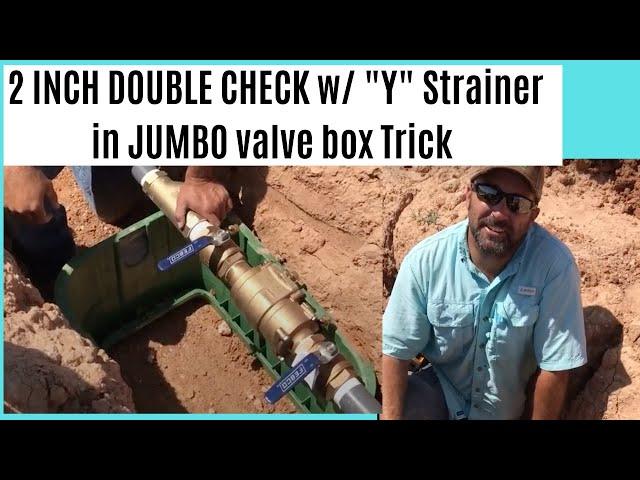 How to Install a 2" Double Check Backflow Assembly Trick