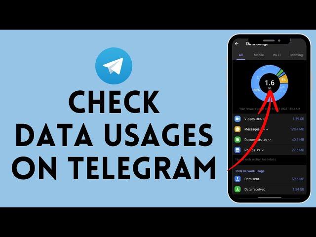 How to See Data Usage on Telegram 2024 (EASY!!)