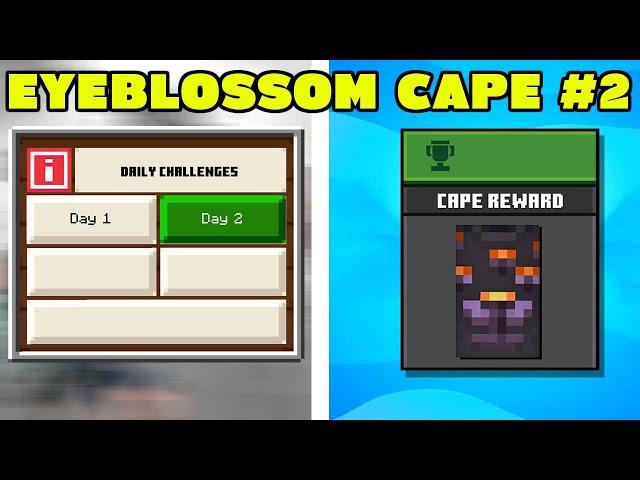 Minecraft Eyeblossom Cape Day 2 Challenge: all Confetti Cannon Locations