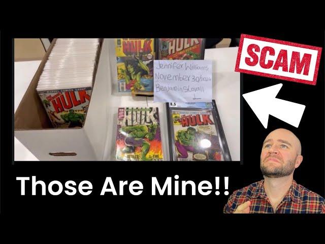 Scammer SELLS MY Comic Book Collection On Facebook Marketplace 