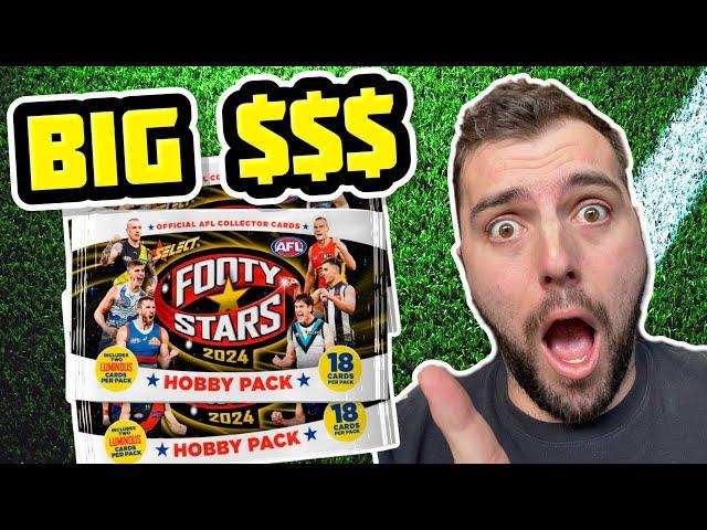 AFL FOOTY STARS 2024 HOBBY PACK OPENING!