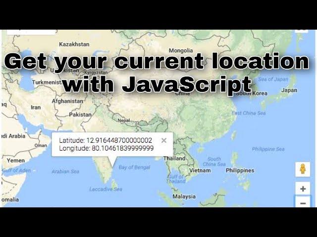 Find your location with javascript  ||  Geolocation api