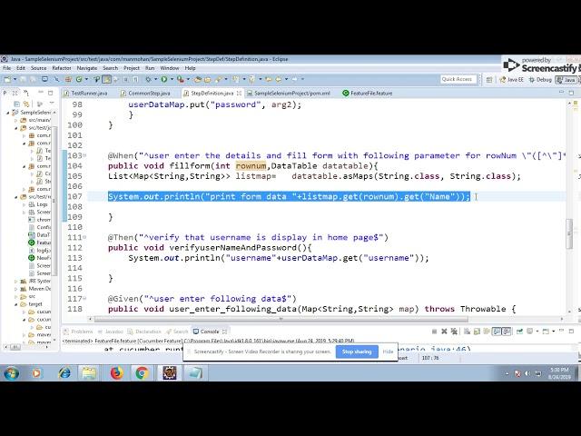 Part 11 data table As Example In Cucumber