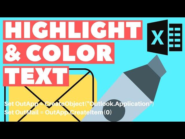Excel VBA Macro: Highlight Text and Change Font Color in HTML Email (Step-by-Step Tutorial)