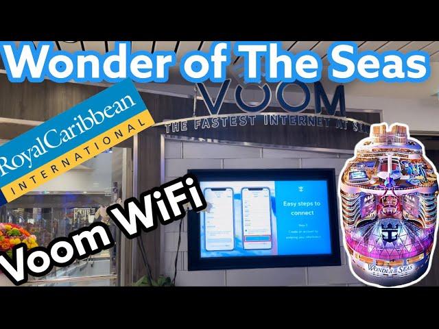 Voom Surf + Stream Internet Package Review | Wonder of The Seas Royal Caribbean