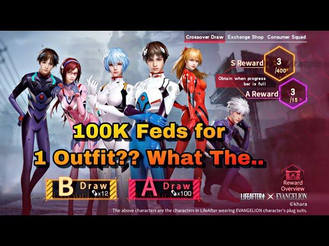 LifeAfter / 明日之后 - Gacha 100K FEDS Crossover Outfit LifeAfter x EVANGELION