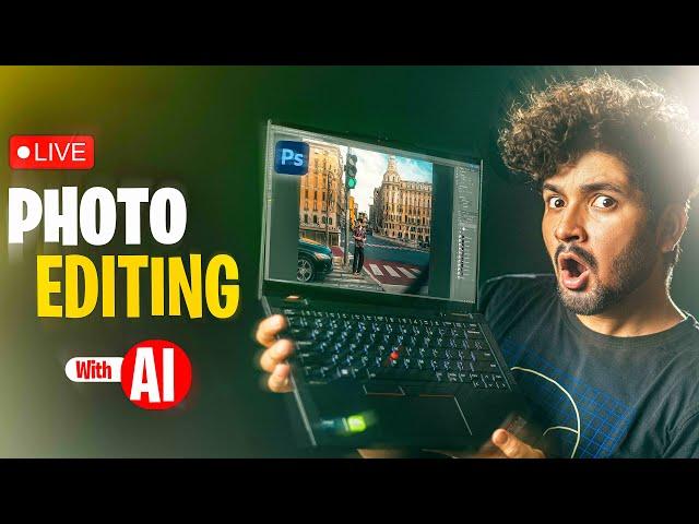 LIVE STEP-BY- STEP Photo Editing With AI using Windows 11 + Intel Core!