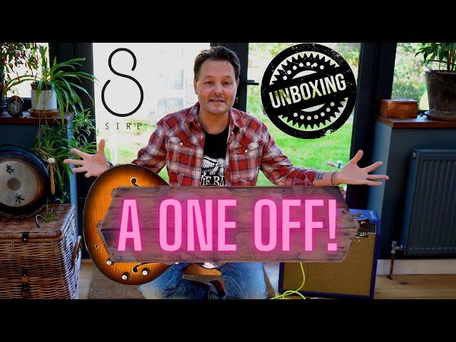 Unboxing a ONE OF A KIND Sire Larry Carlton H7 guitar