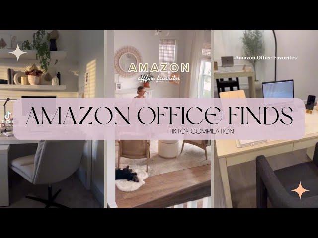 AMAZON OFFICE ESSENTIALS | HOME OFFICE FINDS| HOME OFFICE MUST HAVES | TIKTOK COMPILATION & LINKS