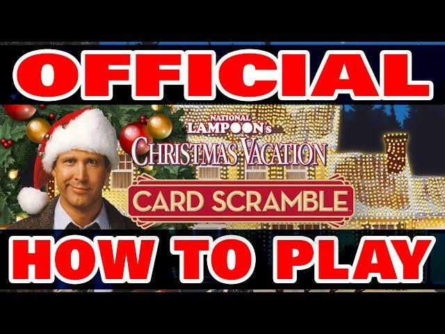 Official How to Play Christmas Vacation Card Scramble Yay!