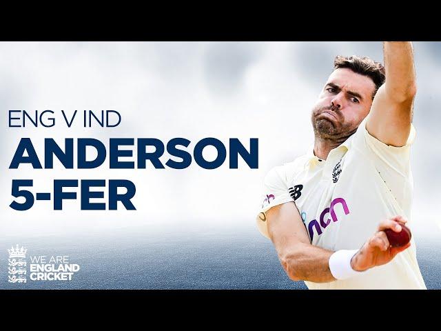  Swing Bowling Brilliance | Jimmy Anderson Takes 5-Wickets at Lord's | England v India 2021