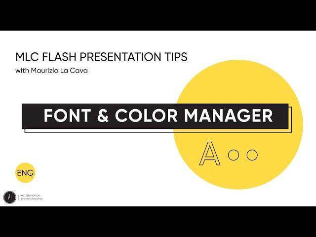 How to change Fonts & Colors in all PowerPoint slides at once