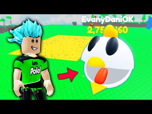 Soy el Pollo mas GRANDE!! en Roblox eat balls simulator