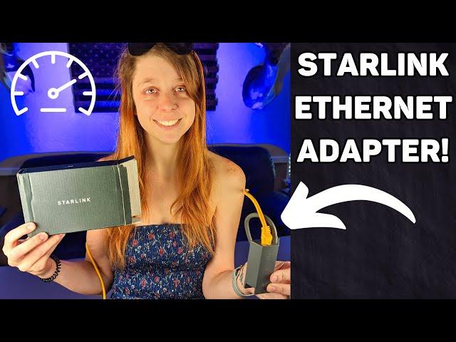 This Changes EVERYTHING! | Starlink Ethernet Adapter | Satellite Internet | Starlink Speed Test