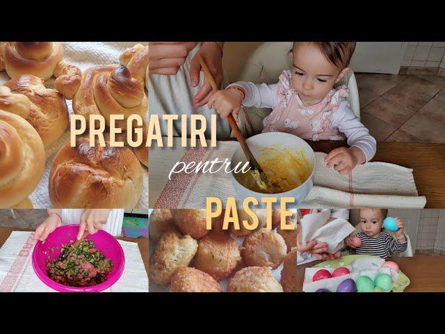 Vlog/Pregatiri pentru Paste(2)/ Oua, drob, bulete de cascaval, chiftele, salata boeuf....