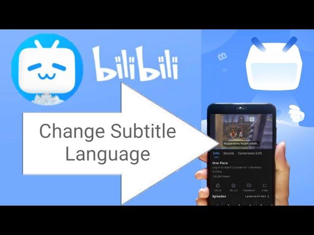 how to change subtitle language on bilibili