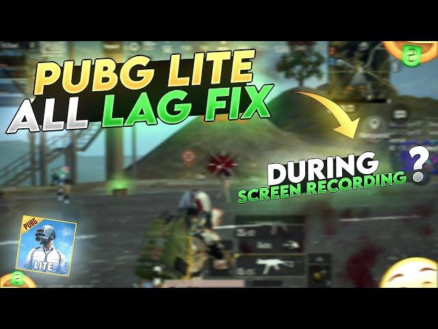 Pubg Lite Lag Fix | Lag Fix During Screen Recording | Pubg Lite Lag Fix Kaise Karen | Physco Lite