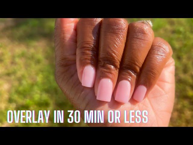 Acrylic Overlay | Short Overlay On Natural Nails | Easy Beginner Friendly Tutorial