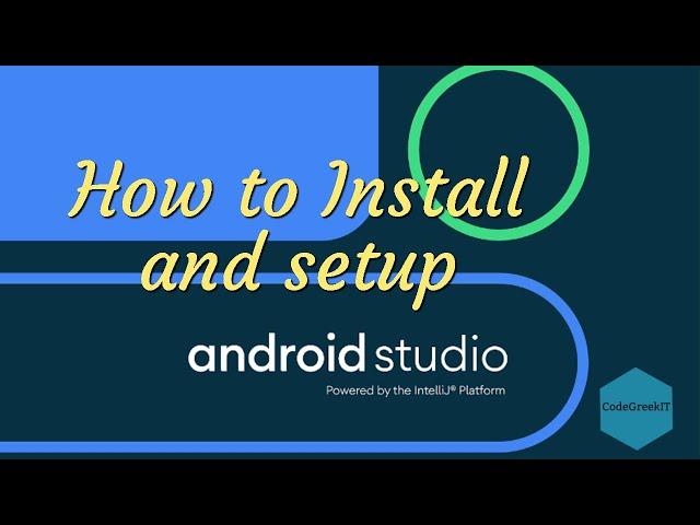 Install Android Studio 3.6  in windows 10 with JDK | Android For Beginners | 2020