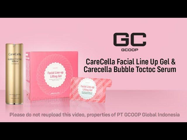 CareCella Facial Line Up Gel & CareCella Bubble TocToc Serum