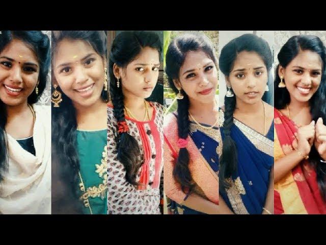 Nandhini all tiktok video collections 9 || nanthu tiktok collections || Tamil dudes