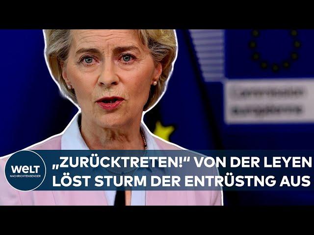 ITALIEN: "Sie muss sich entweder entschuldigen oder zurücktreten!" Eklat um Ursula von der Leyen