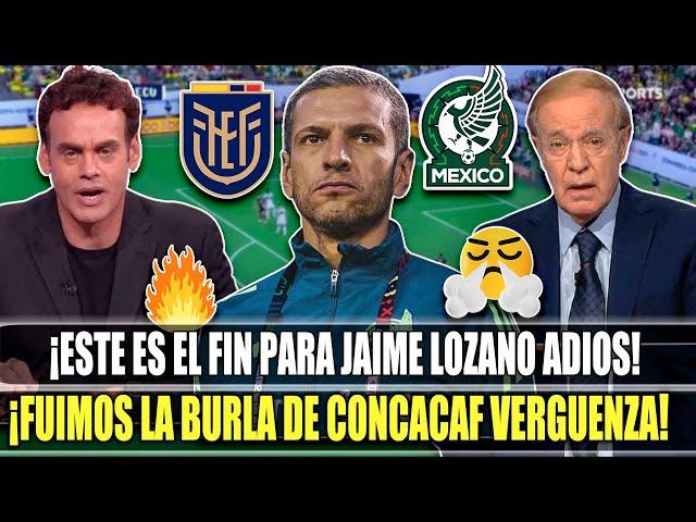 ¡LARGATE LOZANO! PERIODISTAS MEXICANOS ENOJADOS LUEGO DE LA ELIMINACION DE MEXICO DE LA COPA AMERICA