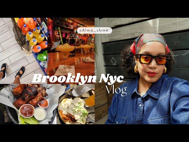 Living in Nyc vlog • Brooklyn food tour • celebrating  • Thrifting in Bushwick • Brooklyn Nyc vlog