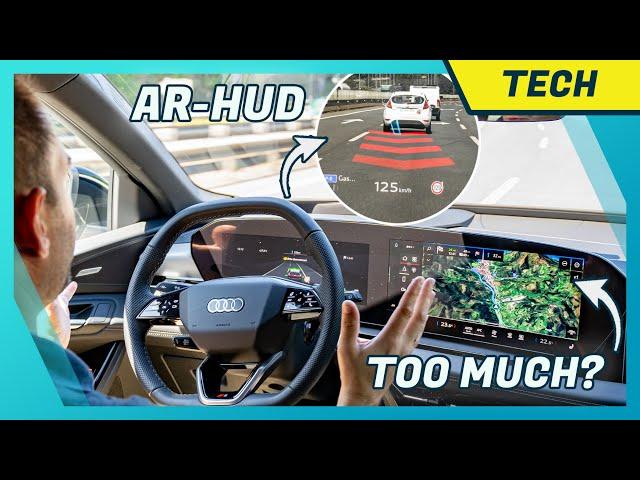 Audi Q6 e-tron: Bedienung im neuen Cockpit, Assistenzsysteme, AR-HUD & Technik im Test!