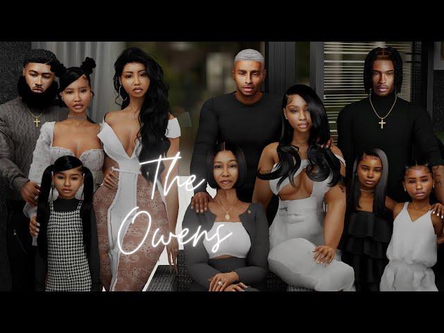 Sims 4 CAS | The Owens Family + CC Folder & Sim Download