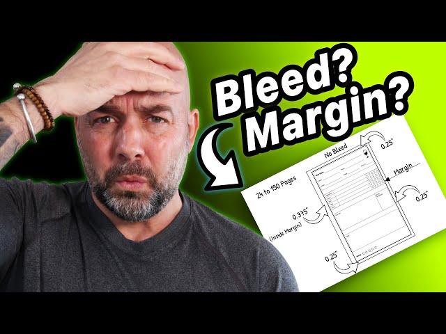 How to Format KDP Self Published Books - Bleed and Margin