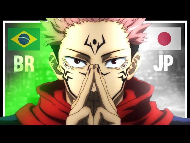 *spoilers* COMPARAÇÃO DUBLAGEM JAPONESA E BRASILEIRA - Jujutsu Kaisen