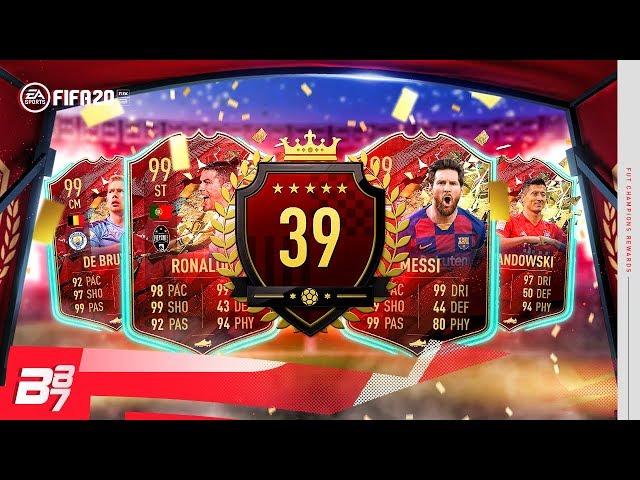 99 RATED! TOP 100 ULTIMATE TOTS FUT CHAMP REWARDS! | FIFA 20 ULTIMATE TEAM