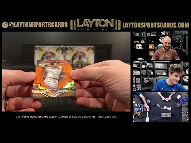 2024 Topps Triple Threads Baseball Hobby 10 Box Case Break #16