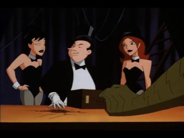 Making deals with The Penguin (The New Batman Adventures)