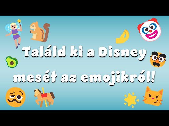 Kvíz: Felismered 7 másodperc alatt a Disney filmeket emojik alapján? | 15+1 kérdés