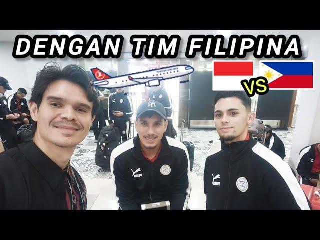 NGOBROL DENGAN PEMAIN TIMNAS PHILIPINA (Satu pesawat )