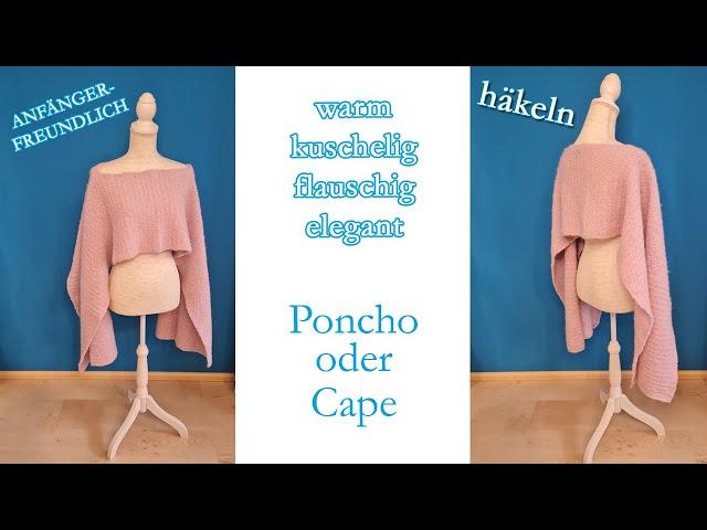  warmer, kuscheliger & eleganter Poncho  Cape нäкєℓη