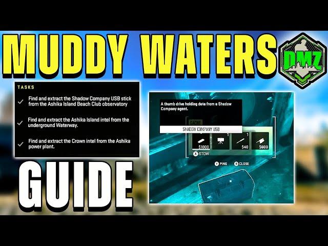 EASY Muddy Waters Mission Guide in DMZ (Hidden Beach Club Observatory Deck Location)