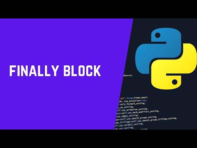 finally block in python