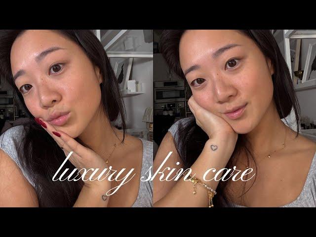 CURRENT LUXURY MORNING SKIN CARE ROUTINE: Caudalie, SkinCeuticals, La Mer, Bobbi Brown